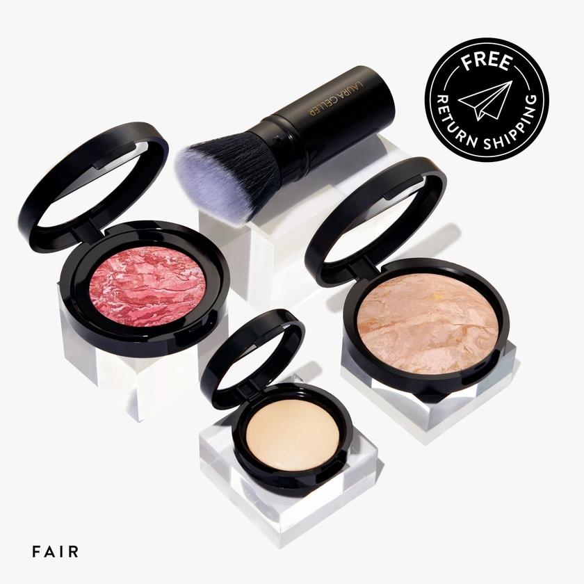 Daily Routine: Natural Finish Full Face Kit (4 PC) Free shipping