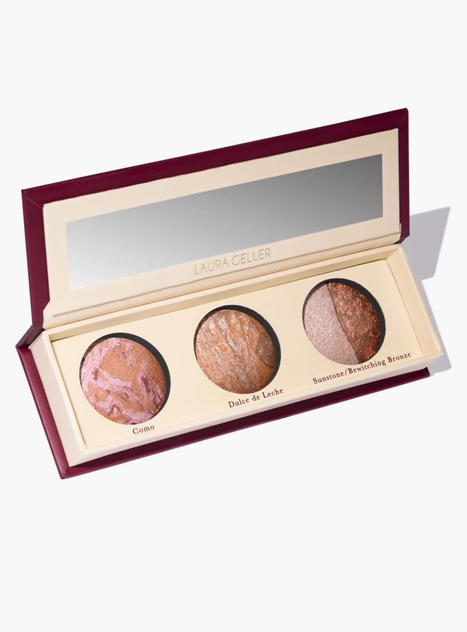 Geller's Greatest Everyday Heroes Baked Face & Eye Trio (Blush, Highlighter, Eyeshadow) Best Buy