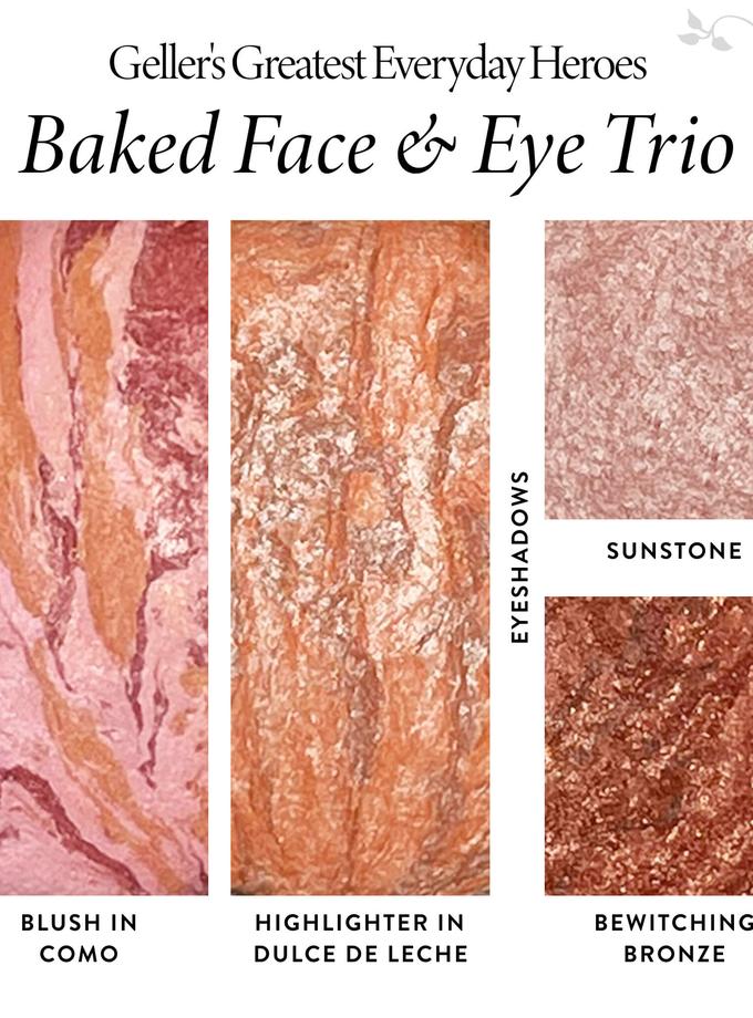 Geller's Greatest Everyday Heroes Baked Face & Eye Trio (Blush, Highlighter, Eyeshadow) Best Buy