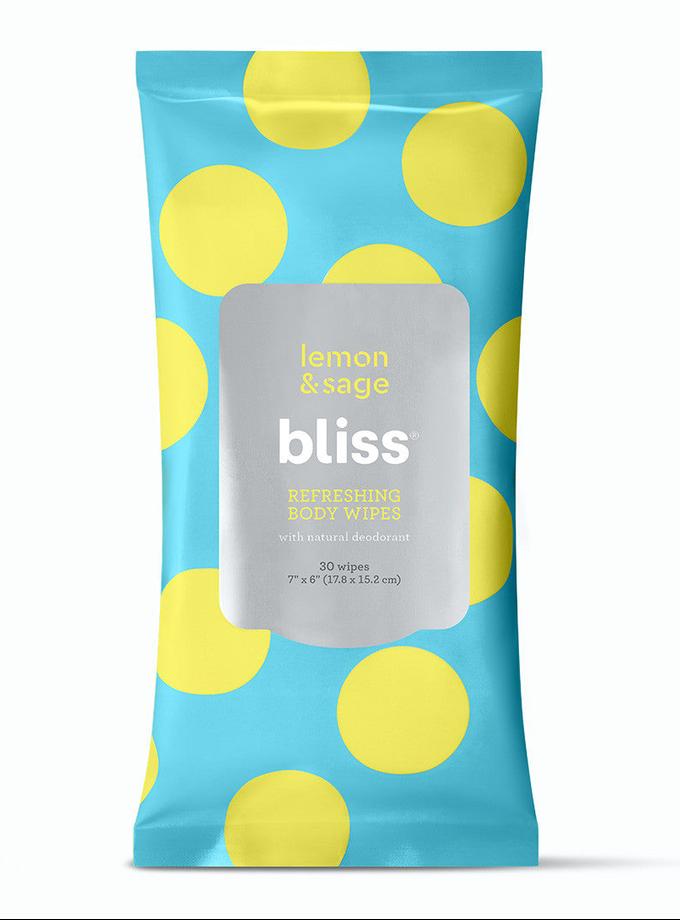 Lemon & Sage Refreshing Body Wipes High Quality