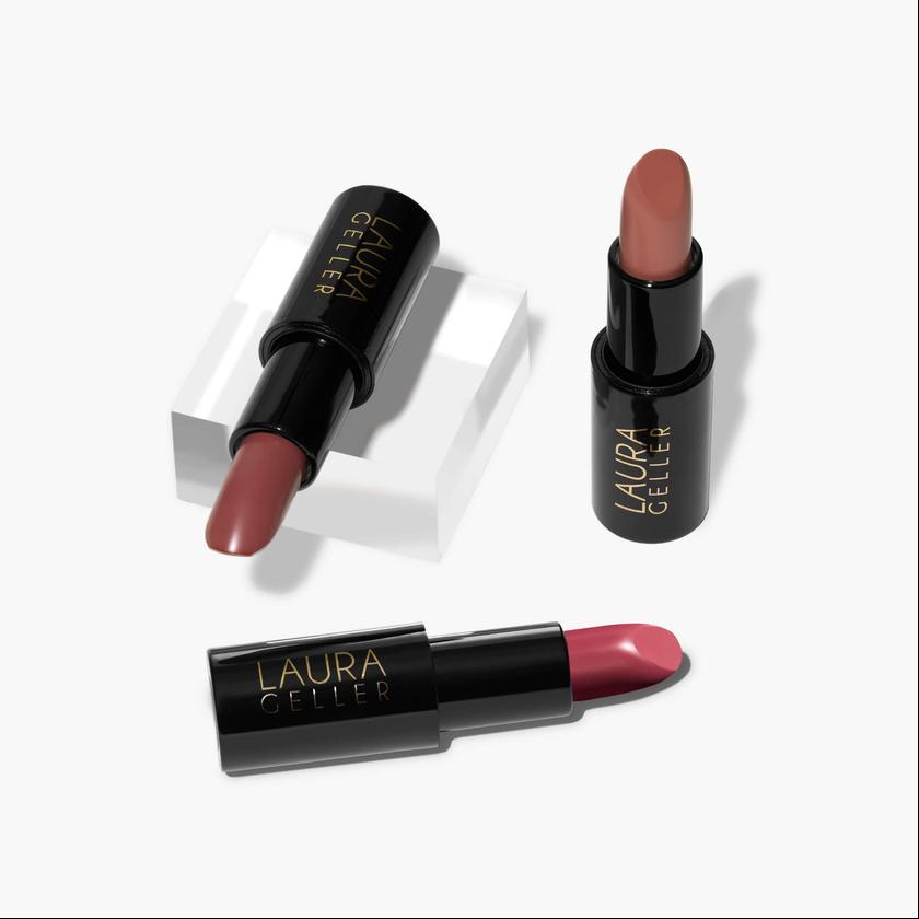 Modern Classic Cream Lipstick Trio (Mauve Majesty, Real Rosy, Novel Neutral) Best Buy