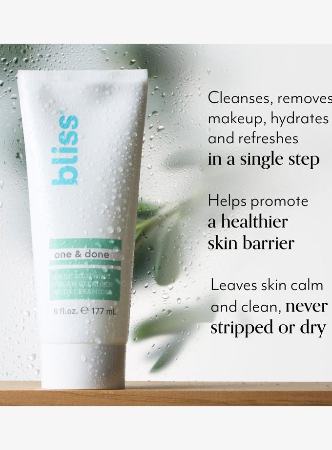 One & Done Daily Soothing Cream Cleanser with Ceramides New Arrival