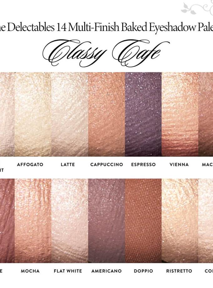 The Delectables 14 Multi-Finish Baked Eyeshadows, Classy Cafe Best Price